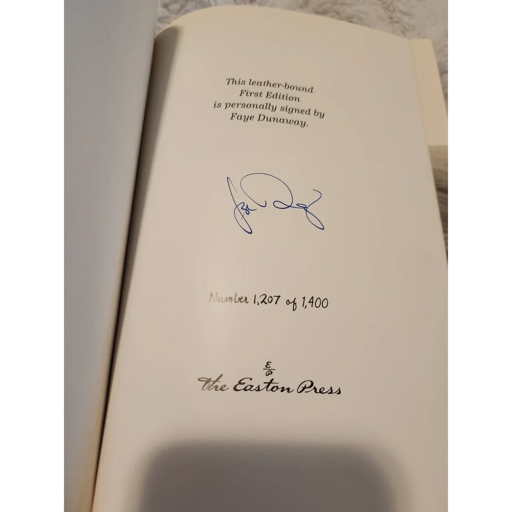 LOOKING FOR GATSBY by Faye Dunaway - Signed Numbered 1st Edition by Easton Press